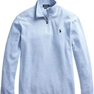 Polo Ralph Lauren Ribbed Half Zip Pullover. New. Mens Size: XL & XXL.